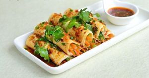 肉絲拌腐皮 肉絲拌腐皮