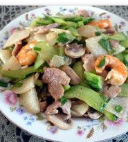 山藥炒肉片 山藥炒肉片