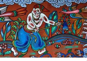 東巴壁畫 東巴壁畫