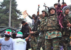 2012年1月26日，一支在霍姆斯執行清剿任務的敘利亞政府軍發生倒戈加入反對派武裝