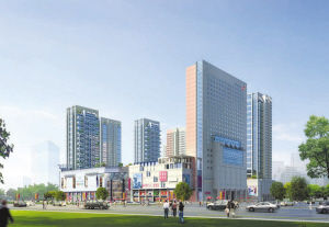 大商集團盤錦城市廣場設計圖