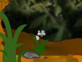 小蜜蜂搬運蠶蛹 小蜜蜂搬運蠶蛹