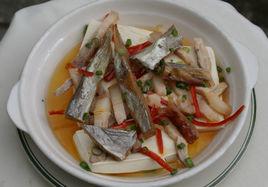 豆腐蒸鹹魚 豆腐蒸鹹魚