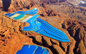 美國鉀肥蒸發池塘