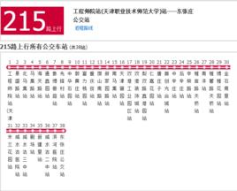 天津公交215路 天津公交215路