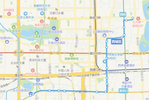 38路線路大致分布圖