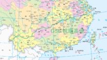 G56在中國地圖上的位置和走向
