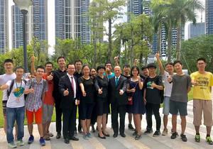 郭雨蓉書記、陳十一院士、李鳳亮副書記支持樂團發展