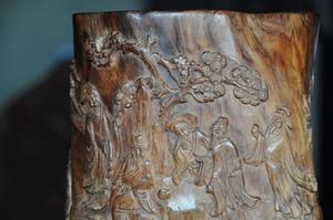 海南黃花梨筆筒