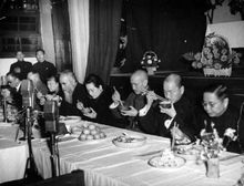 蔣介石、宋美齡帶頭吃素倡導新生活運動