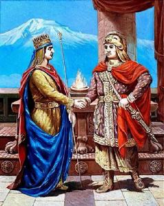 本都與亞美尼亞國王都靠帕提亞的津貼擴軍備戰