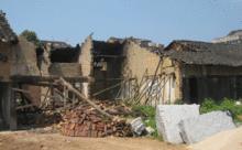 被涓水河淹過的蔣市街