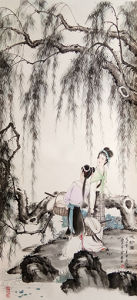 王春秋國畫作品