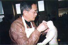 田世信在製作作品