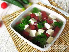 血豆腐湯 血豆腐湯