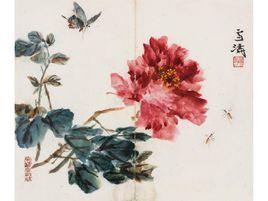 牡丹蜜蜂圖 牡丹蜜蜂圖