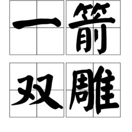 一箭雙鵰[漢語成語]