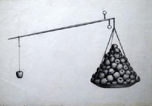 於廣勝手繪創意插圖(素描)