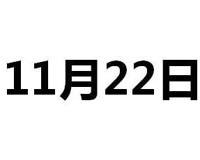 11月22日 11月22日