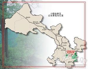 小隴山國家森林公園 地圖