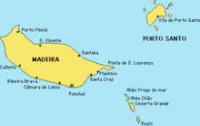 馬德拉群島地圖