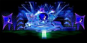 舞檯燈光效果圖