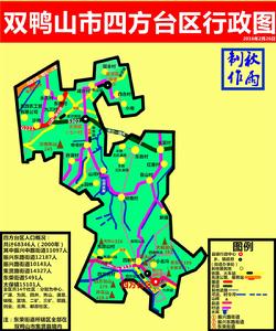 四方台行政區劃圖
