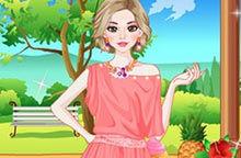 女孩愛吃冰淇淋 女孩愛吃冰淇淋