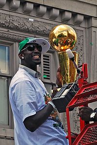 （圖）凱文&middot;加內特贏得2008年NBA總決賽