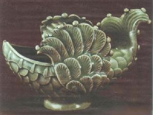 青釉飛魚形水盂