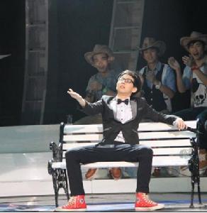 胡夏在《超級星光大道》比賽現場