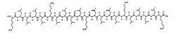 西那普肽(KL4醋酸鹽)結構式
