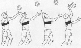 正面上手發球 正面上手發球