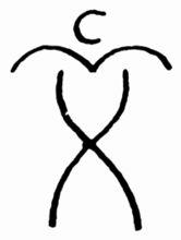 【克里特象形文字系】字意:戰士