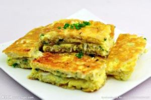 什菜煎蛋餅 什菜煎蛋餅