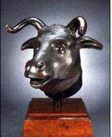 圓明園牛首銅像 圓明園牛首銅像