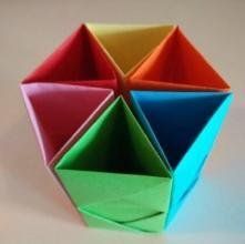 三角紙折法