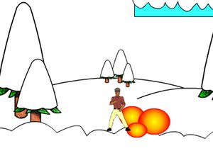 功夫男人戰雪人遊戲 功夫男人戰雪人遊戲