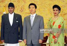 盧武鉉與尼泊爾皇儲帕拉斯夫婦