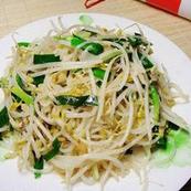 豆芽拌韭菜 豆芽拌韭菜