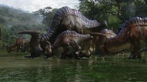 飲水的斯塔姆獸獸群