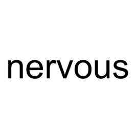 nervous[單詞含義]
