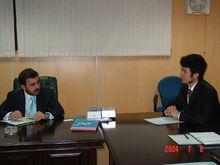 會見巴基斯坦電信部長Sardar Laghari