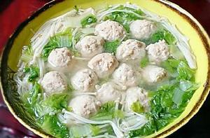 白菜肉丸子 白菜肉丸子