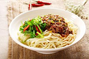 雜醬炒麵 雜醬炒麵