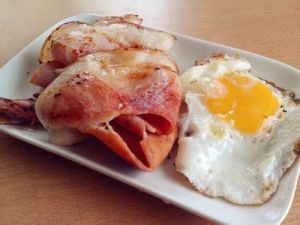 簡易版培根煎蛋