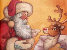 馴鹿與聖誕老人