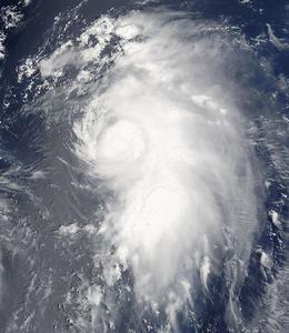 颱風古超雲圖