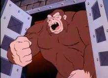 動畫中的大猩猩格魯德