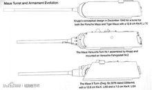 八號坦克II型可搭載的三種炮塔